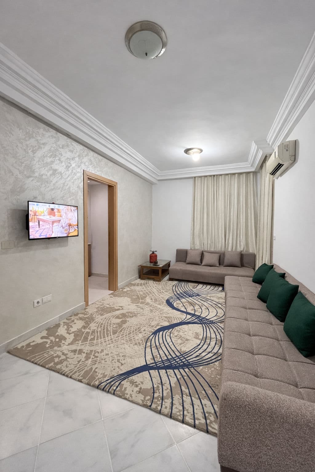 Studio moderne à Résidence Qassam  A6– ( Zerrough)