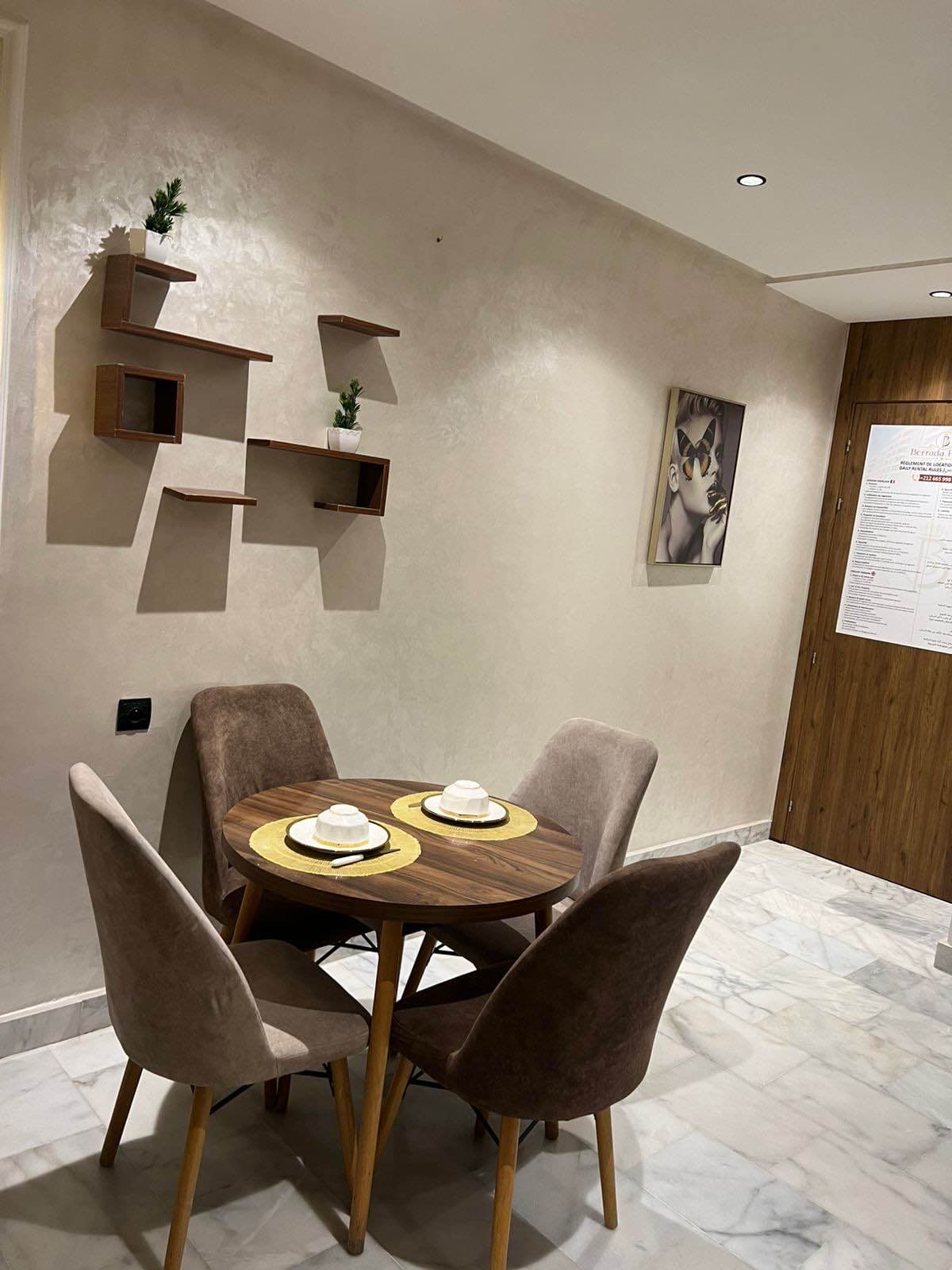 Studio Élégant Haut Standing – Proximité Socrate & Boulevard Yacoub El Mansour 12