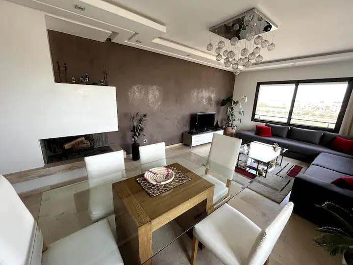 Appartement 3 Chambres avec Piscine – Proche Aéroport Casablanca” 3