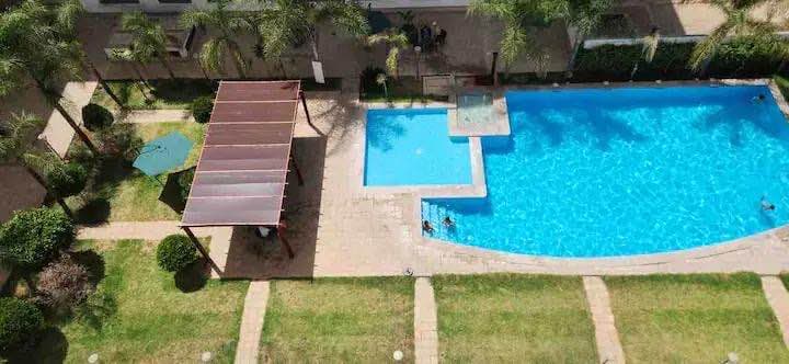 Appartement 3 Chambres avec Piscine – Proche Aéroport Casablanca” 9